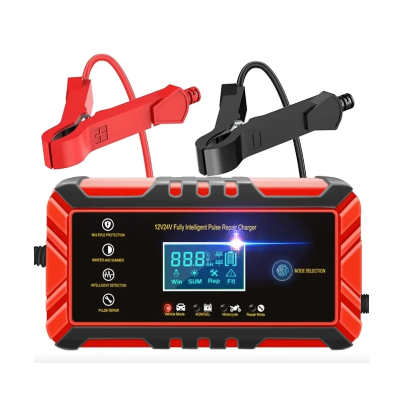 CARGADOR DE BATERIA INTELIGENTE 12V24V REPARACION DE PULSO - 1