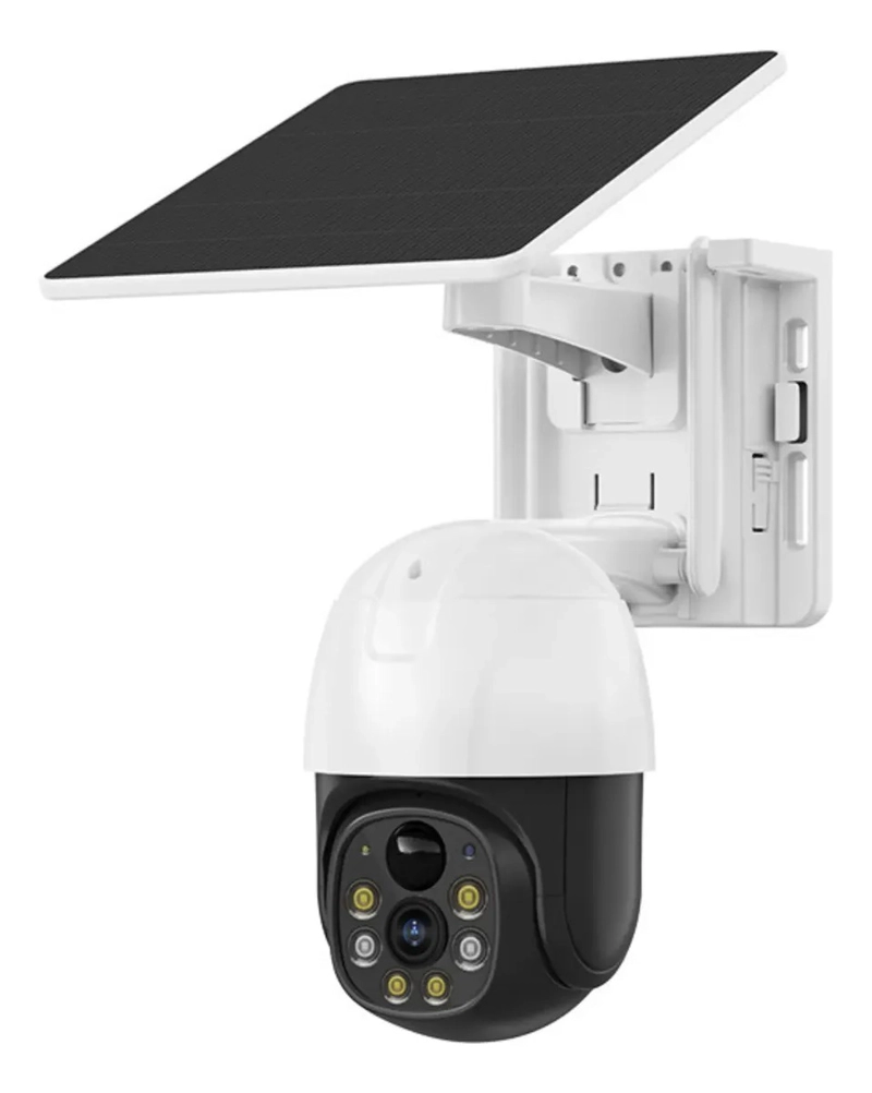 CAMARA DE SEGURIDAD SOLAR WIFI 4G ULTRA HD CON TRIPLE LENTE - 1