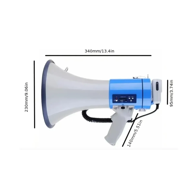 MEGAFONO PORTATIL ALTAVOZ RECARGABLE 50W - 5