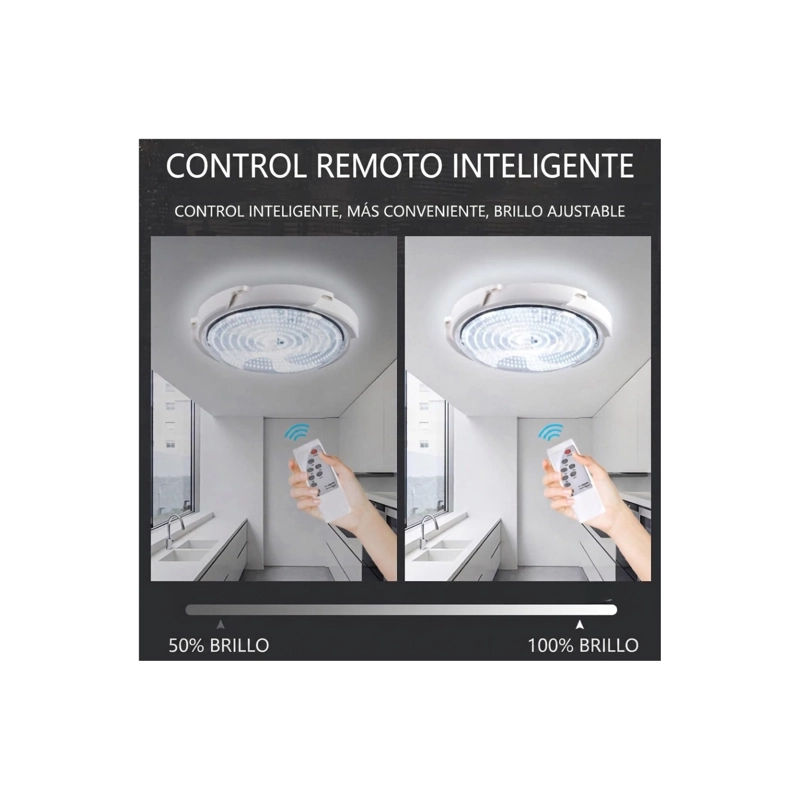 FOCO SOLAR LED EXTERIOR 500W IP67 CON PANEL SOLAR Y CONTROL REMOTO - 6
