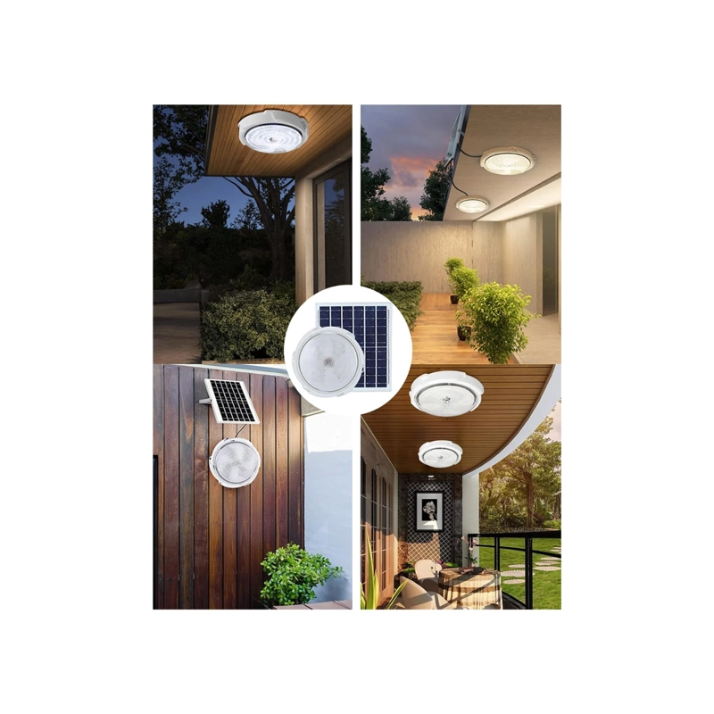 FOCO SOLAR LED EXTERIOR 1000W IP67 CON PANEL SOLAR Y CONTROL REMOTO - 4