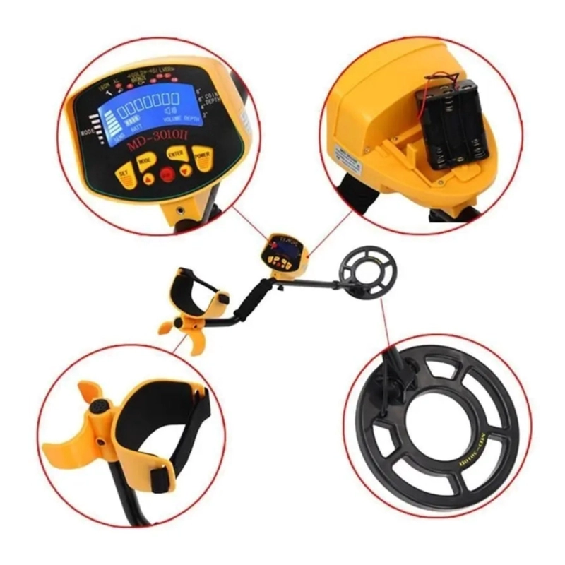 DETECTOR DE METALES GOLD SNIPER ORO - MONEDAS PANTALLA LCD - 6