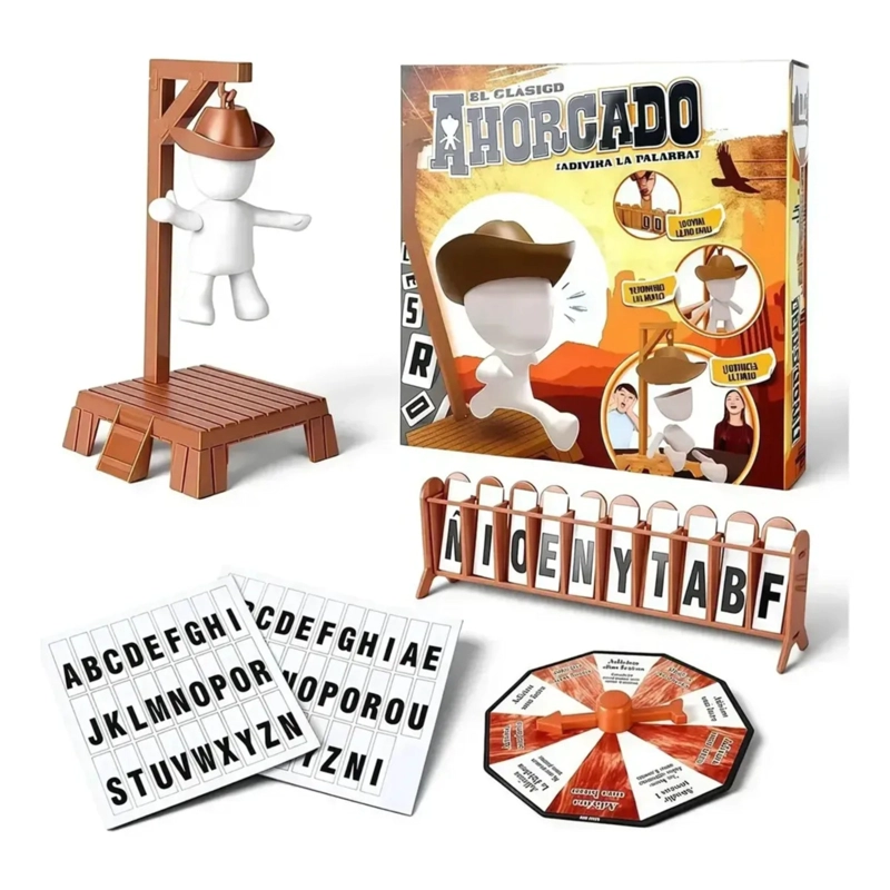 JUEGO DE MESA AHORCADO MAGNE TICO - ADIVINA LA PALABRA - 1