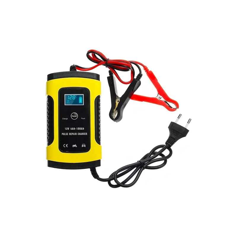 CARGADOR AUTO INTELIGENTE BATERIA 12V DE AUTO PORTATIL - 3
