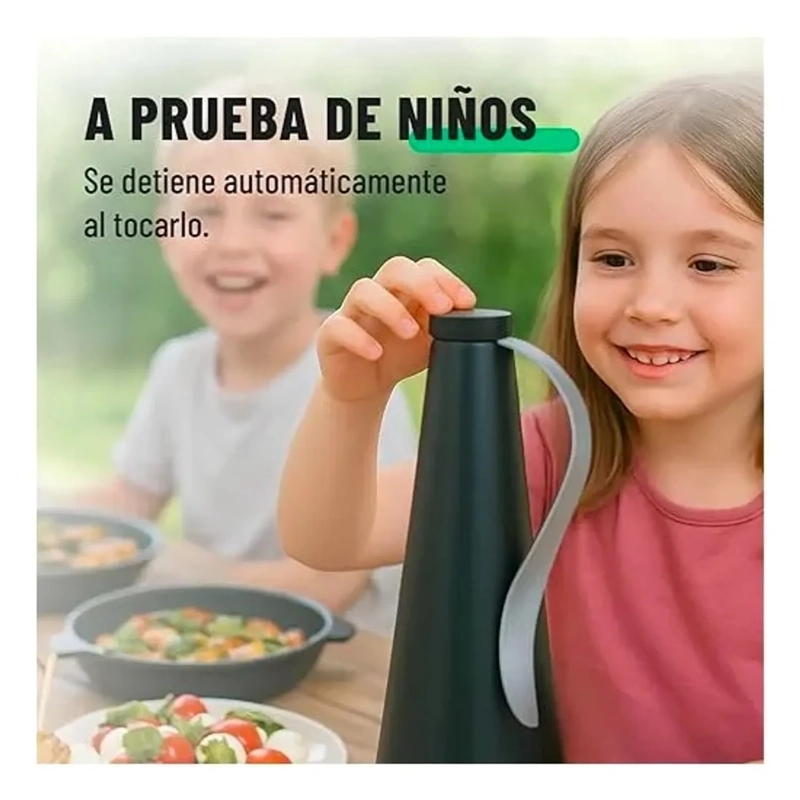 ABANICO VENTILADOR REPELENTE DE MOSCAS PORTATIL- COLOR NEGRO - 5