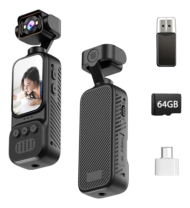 CAMARA DEPORTIVA DE MANO PORTATIL GRABADORA CON PANTALLA - 3
