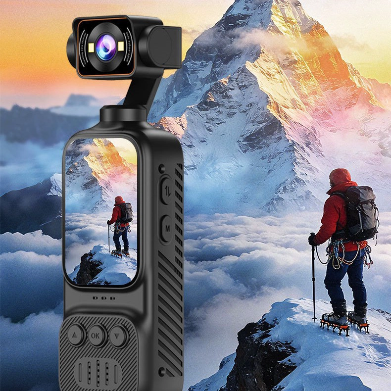 CAMARA DEPORTIVA DE MANO PORTATIL GRABADORA CON PANTALLA - 4