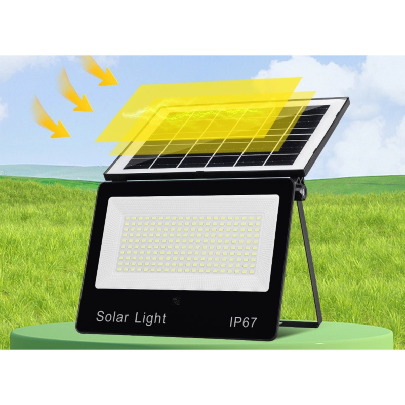 FOCO SOLAR LED EXTERIOR 600W CON CONTROL REMOTO IP67 - 3