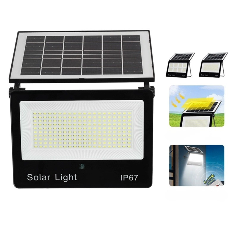 FOCO SOLAR LED EXTERIOR 600W CON CONTROL REMOTO IP67 - 6
