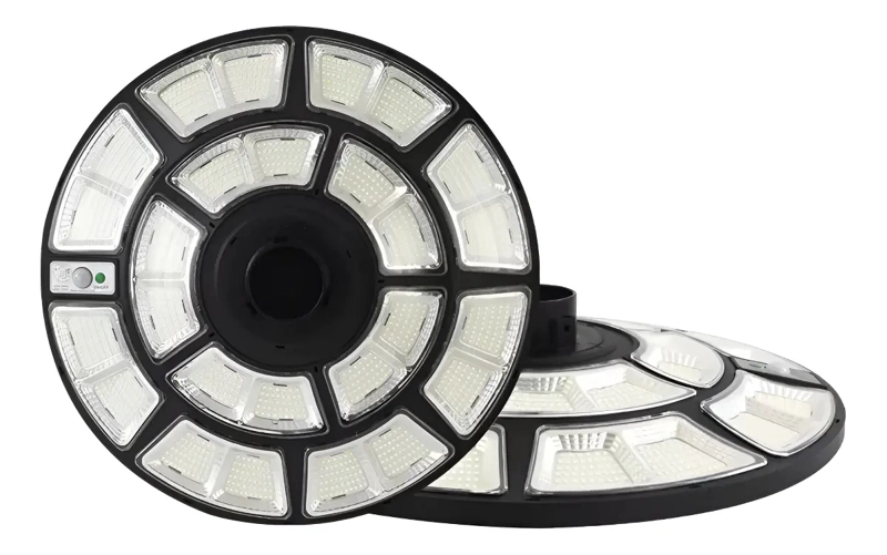 FOCO LAMPARA SOLAR TIPO CUPULA + BRAZO DE SOPORTE + CONTROL REMOTO 1000W - 3