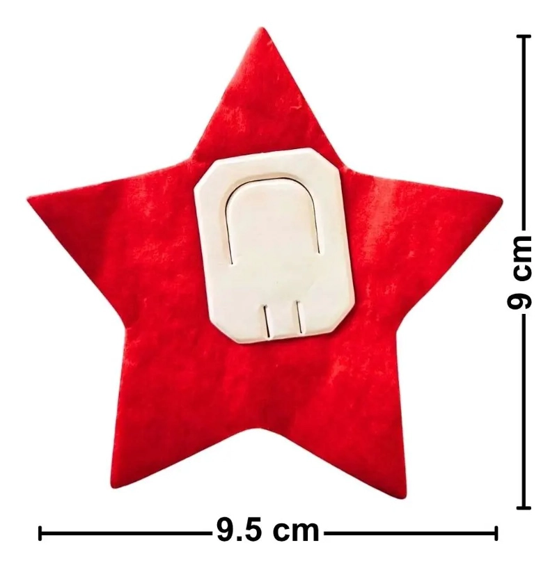PACK X5 GUIRNALDAS DE ESTRELLAS TRICOLOR FIESTAS PATRIAS 2MT - 5