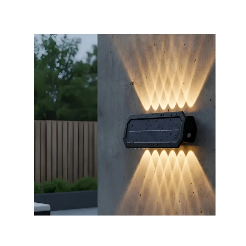 FOCO SOLAR LED DE 5 LEDS PARA ESCALONES Y MUROS - IP65 EXTERIOR - 1
