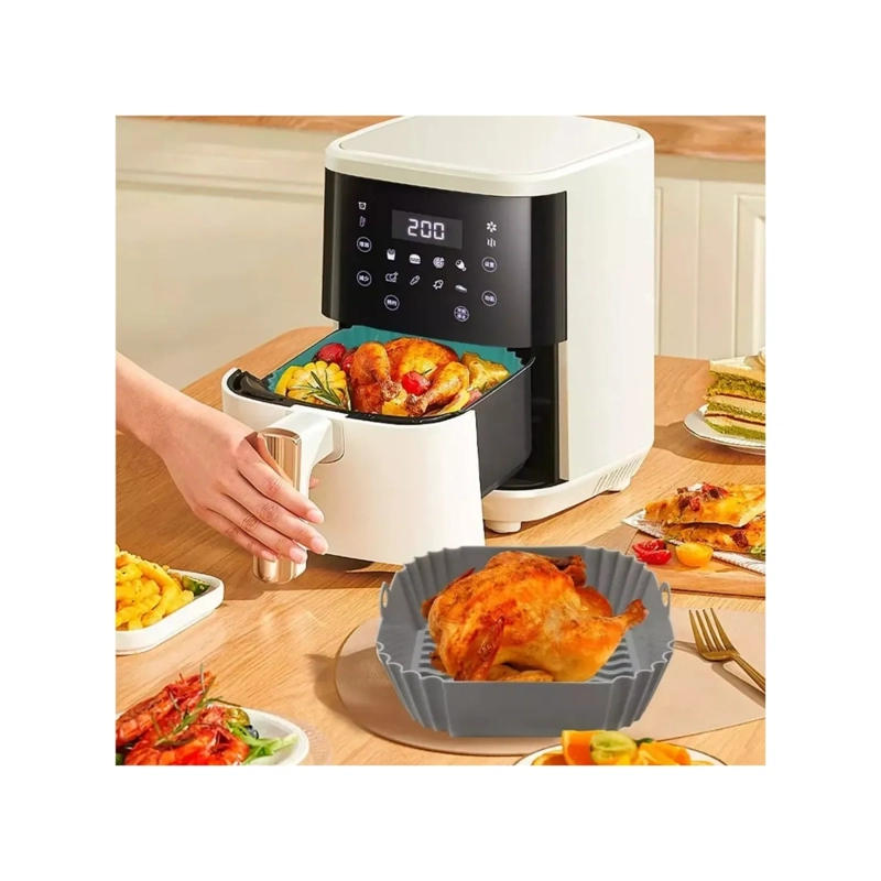 PACK 3 BANDEJAS SILICONA PARA AIRFRYER FREIDORA AIRE - 3