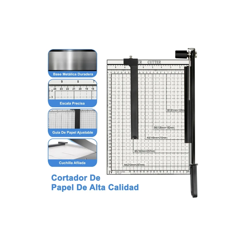 GUILLOTINA MANUAL PARA PAPEL PAPER CUTTER A4 - 6