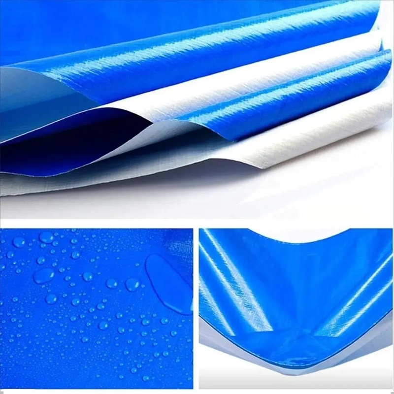 LONA CARPA MULTIUSO IMPERMEABLE DE 8X12 METROS AZUL - 2