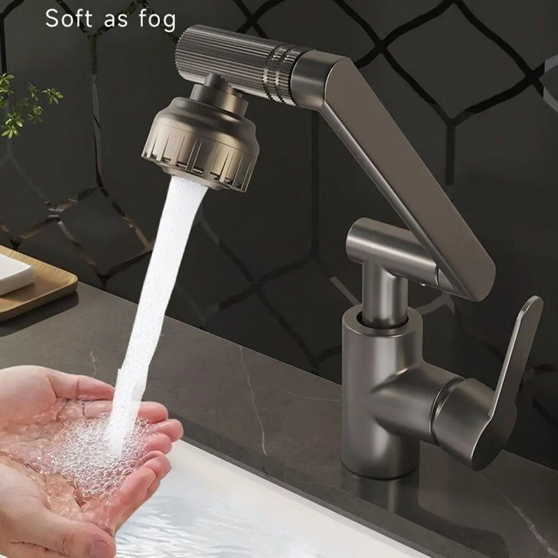LLAVE MEZCLADORA DE COCINA CON BRAZO MECANICO ARTICULADO - 1