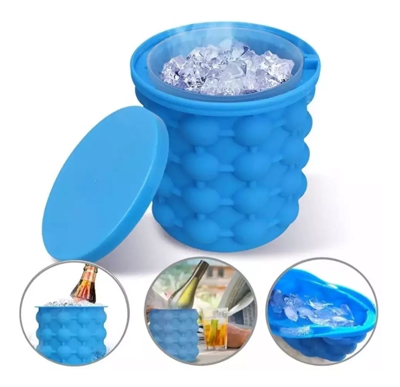 MOLDE CUBETA PARA HACER HIELOS DE HIELO - 1