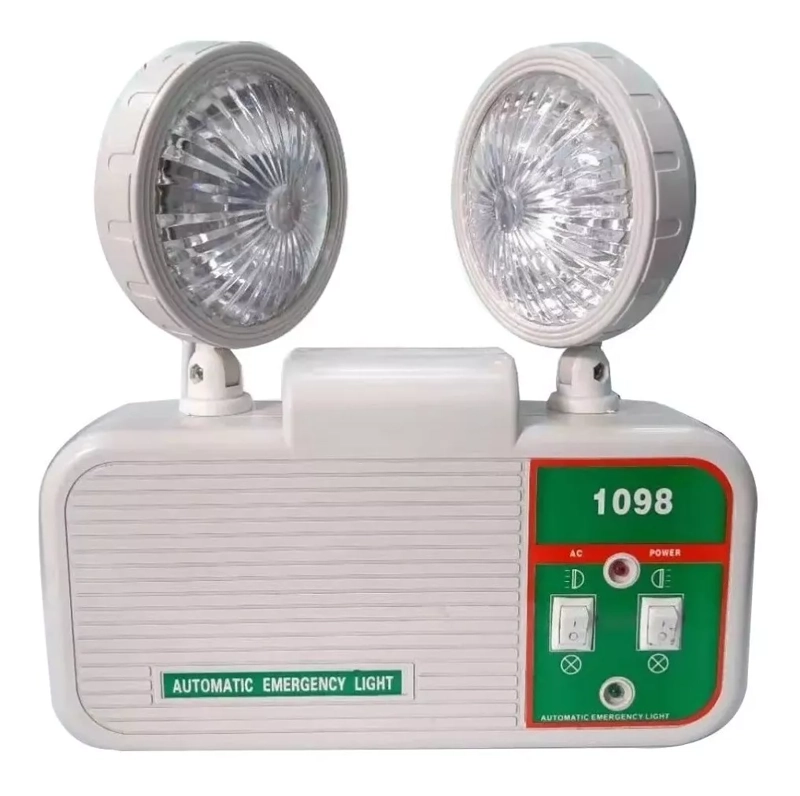 LUZ LAMPARA EMERGENCIA LED DOBLE FOCO - 1