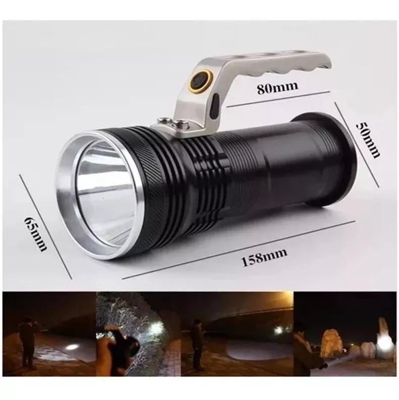 LINTERNA LED TÁCTICA RECARGABLE LARGA DISTANCIA - 2