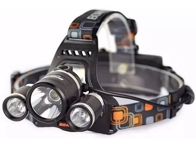 PACK 2 LINTERNA FRONTAL 5000 LUMENES LED MINERO - 1