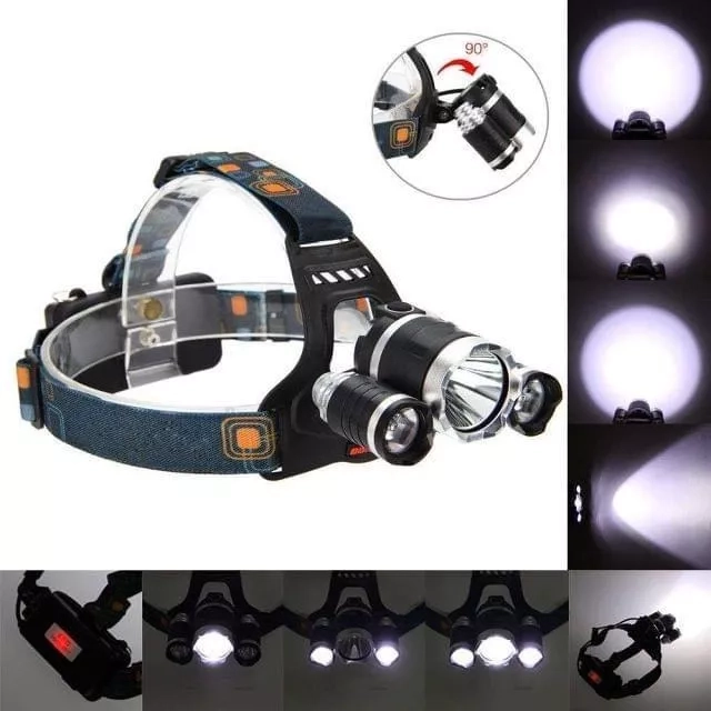 LINTERNA FRONTAL CINTILLO LED T6 3000LM - 2