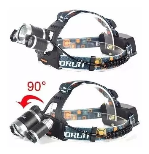 LINTERNA FRONTAL CINTILLO LED T6 3000LM - 3