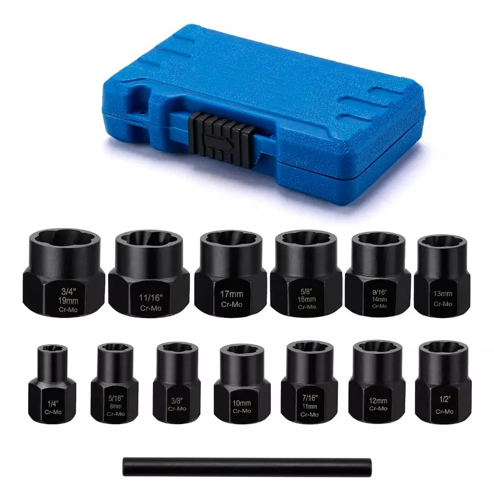 SET HERRAMIENTAS DADOS EXTRACTORES 1/4 A 19 MM - 1