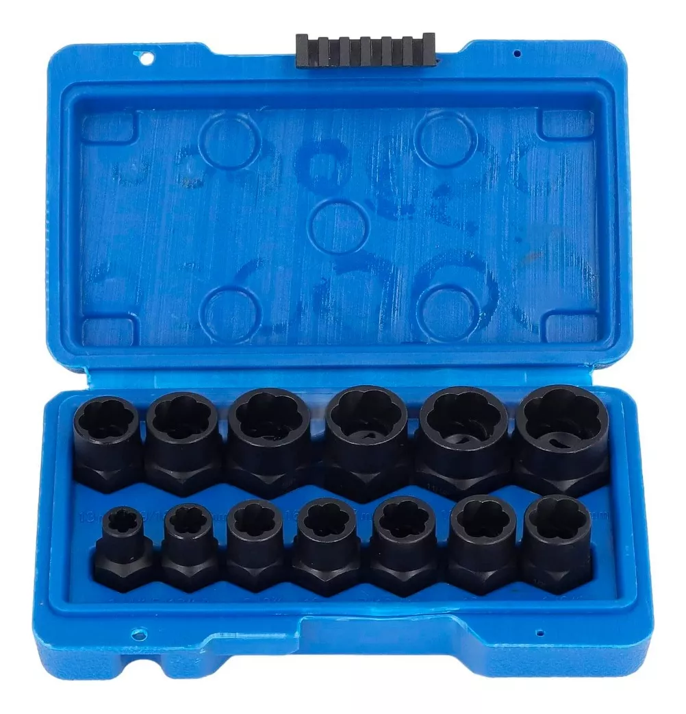 SET HERRAMIENTAS DADOS EXTRACTORES 1/4 A 19 MM - 2