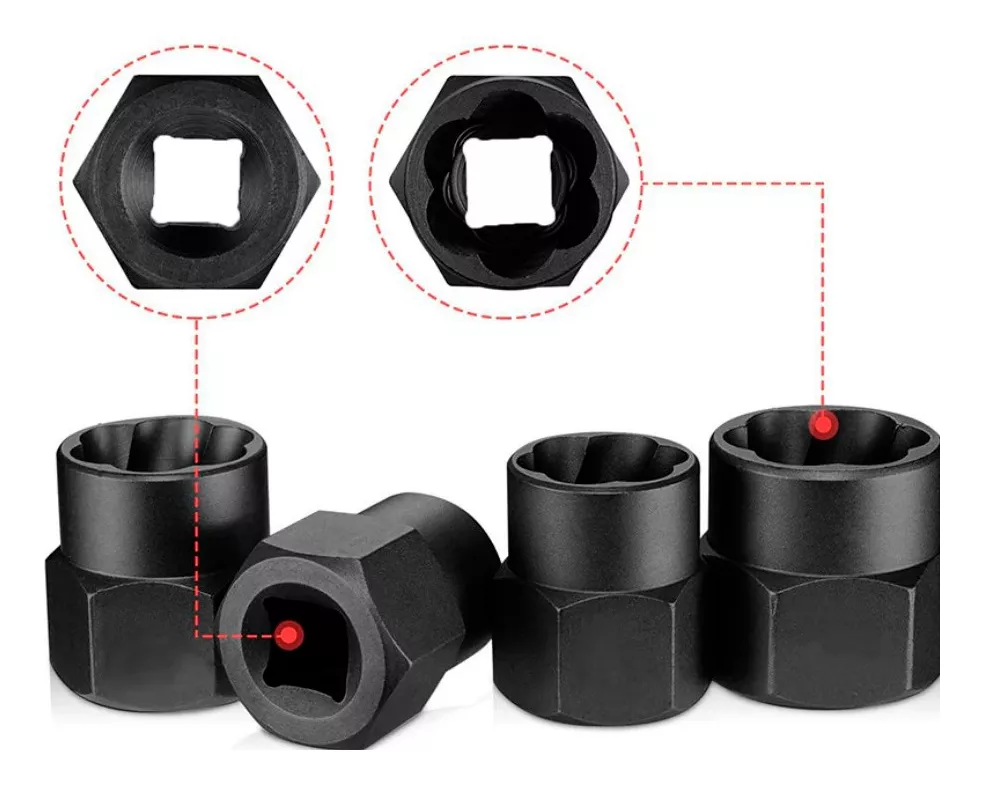 SET HERRAMIENTAS DADOS EXTRACTORES 1/4 A 19 MM - 3