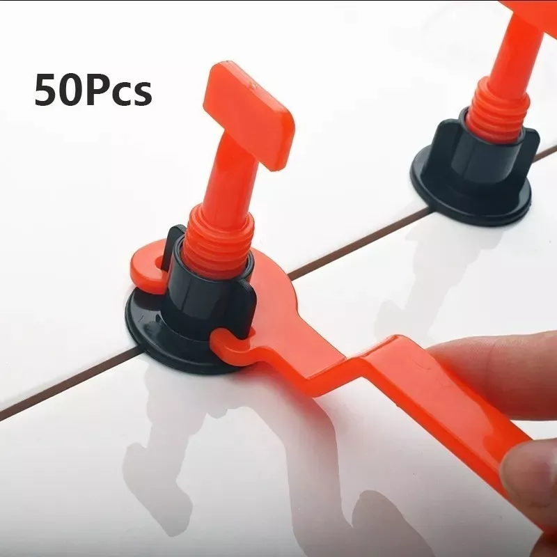 KIT 50PCS CUÑAS DE NIVEL PARA SUELO ESPACIADORES DE AZULEJOS - 1