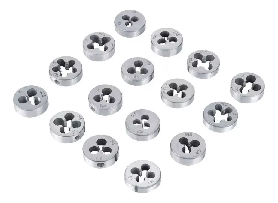 SET HERRAMIENTAS TERRAJA 40 PIEZAS MILIMETRICA MACHOS HEMBRAS - 2