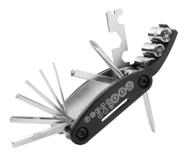 MULTIHERRAMIENTA CICLISMO 15 EN 1 LLAVES ALLEN - 3