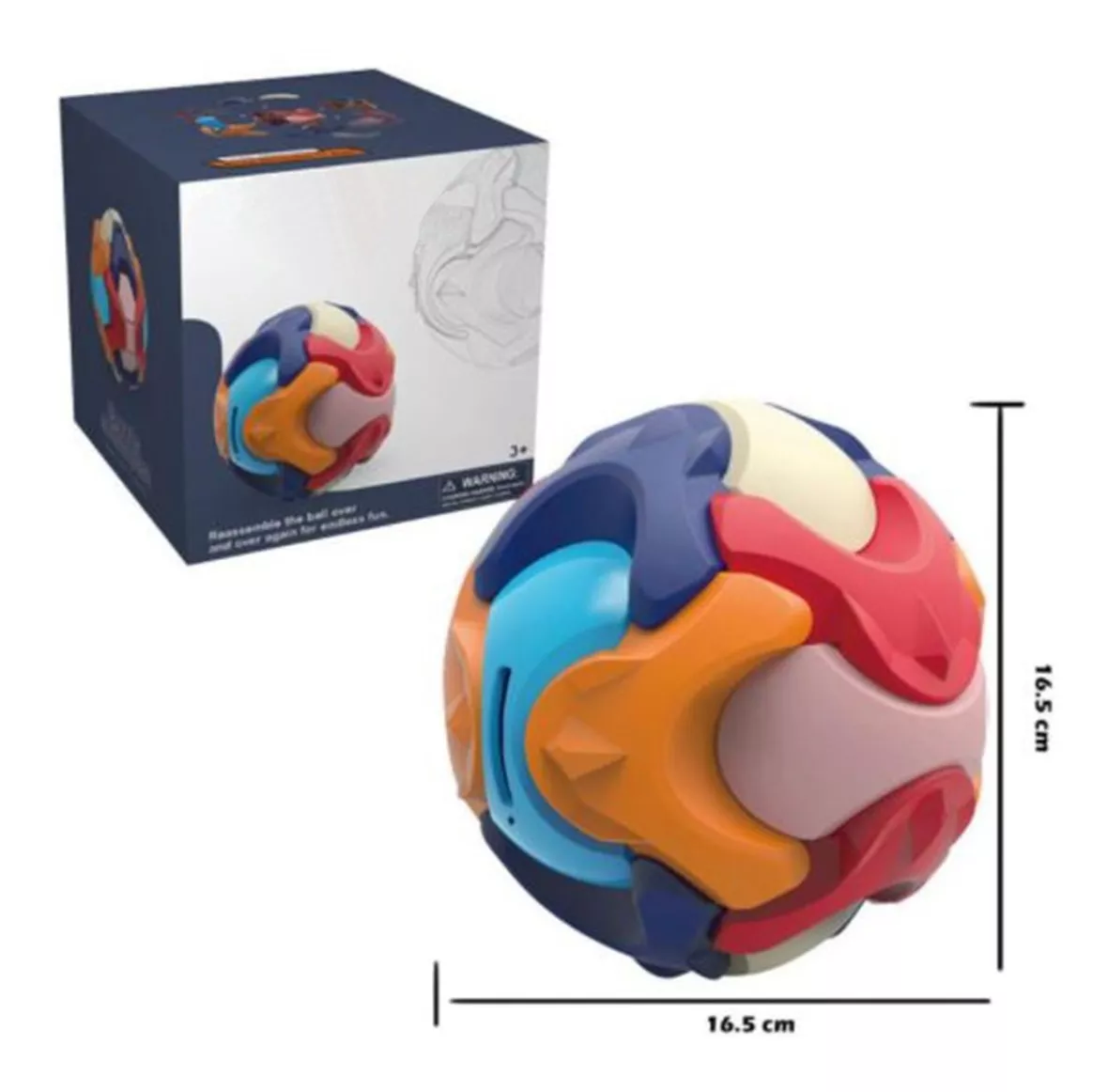 ESFERA ROMPECABEZAS JUGUETE CREATIVO 3D HUCHA ALCANCÍA - 4