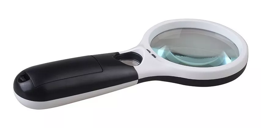 LUPA DE LECTURA CON ILUMINACIÓN LED CON LUZ UV - 2