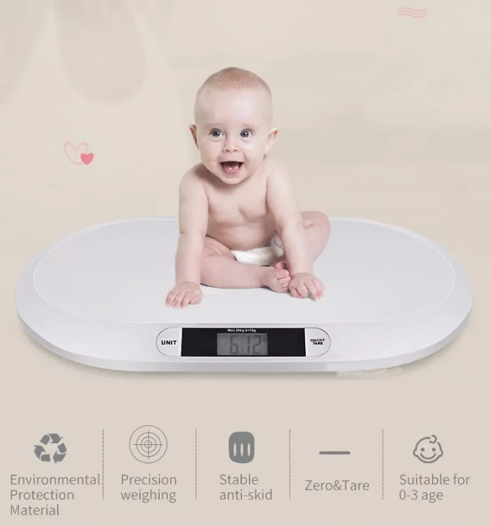 BALANZA DIGITAL PARA BEBÉS Y NIÑOS PEDIÁTRICA 20KG - 4