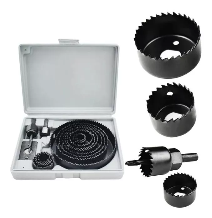 SET SIERRA COPAS 16 PIEZAS PARA MADERA - 1