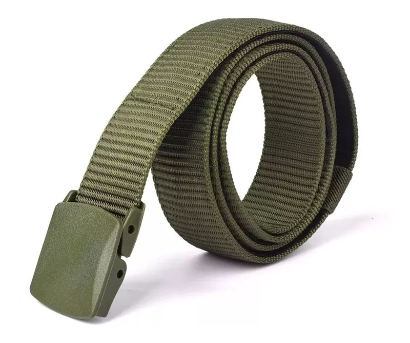 CORREA CINTURON DE LONA PARA HOMBRE CON BOLSILLO - 1