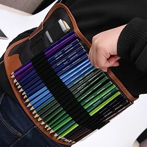 JUEGO DE 50 LAPICES DE COLORES PROFESIONALES DE ARTE - 2
