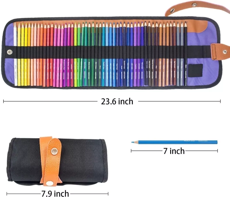 JUEGO DE 50 LAPICES DE COLORES PROFESIONALES DE ARTE - 3