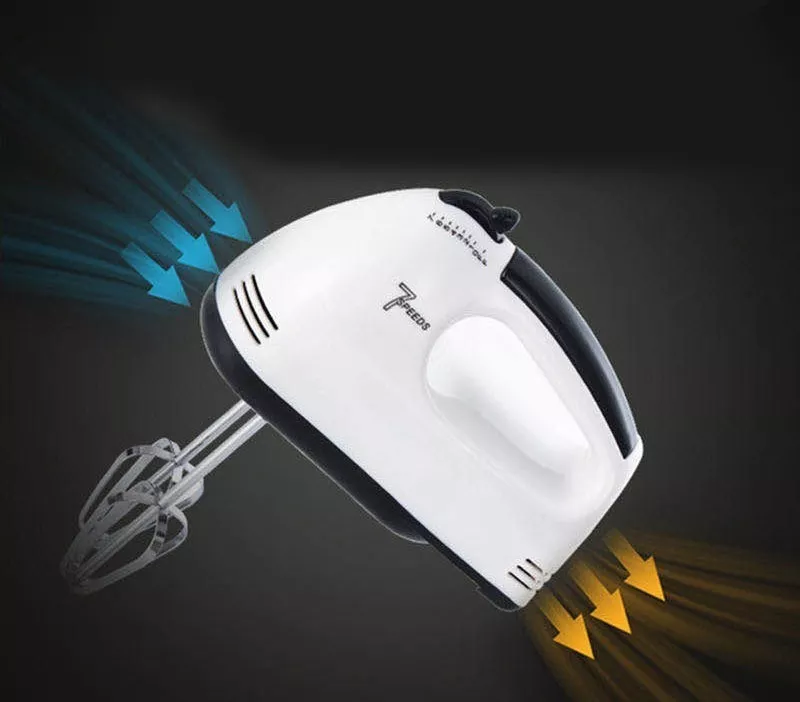 BATIDORA PORTÁTIL BATIDORA ELÉCTRICA MANUAL 7 VELOCIDADES - 5