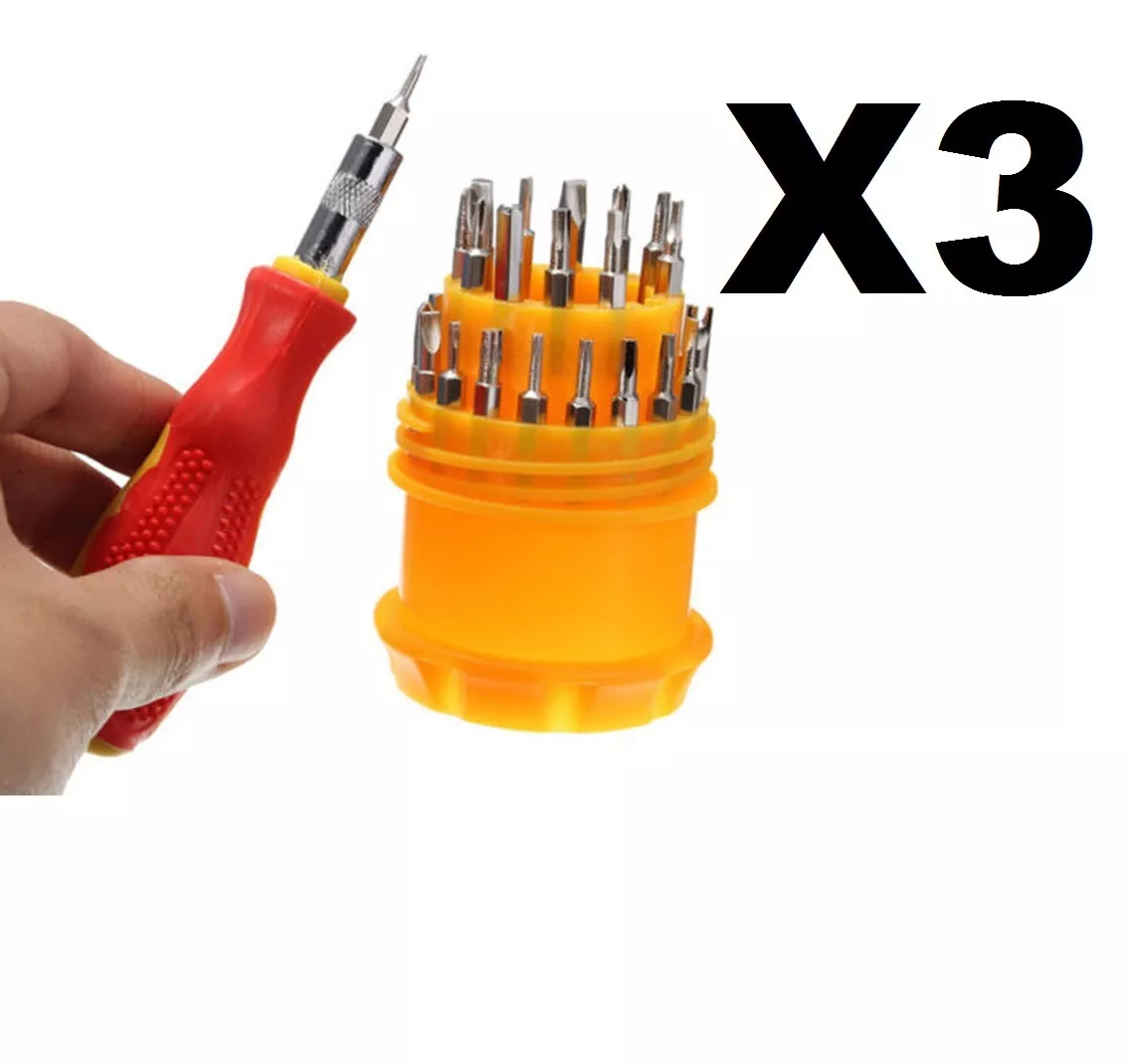 PACK 3 30 DESTORNILLADORES PRECISION CELULARES Y OTROS - 1