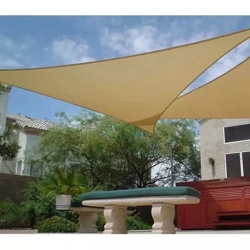 CARPA LONA / VELA MALLA SOMBRA TRIANGULAR 3.5MX3.5MX3.5M - 2