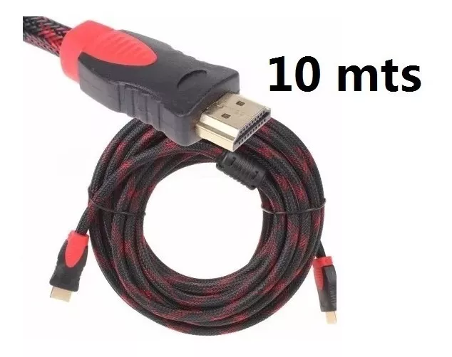 CABLE HDMI MALLADO 10 MTS BLINDADO FILTRO - 2