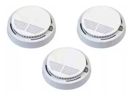 PACK 3 DETECTORES DE HUMO INALÁMBRICO A BATERÍA DE 9 VOLTS - 4