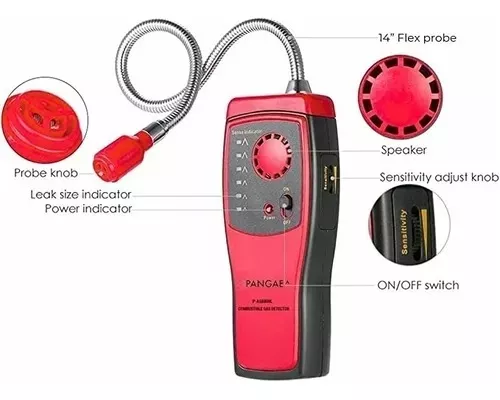 DETECTOR DE FUGA DE GAS SMART SENSOR AS8800L - 2