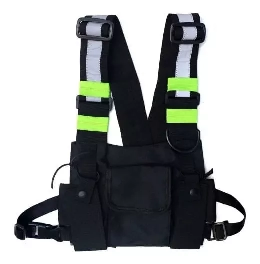 BOLSA TÁCTICA ALEACIÓN DE PECHO CHALECO AJUSTABLE FUNCIONAL - 1