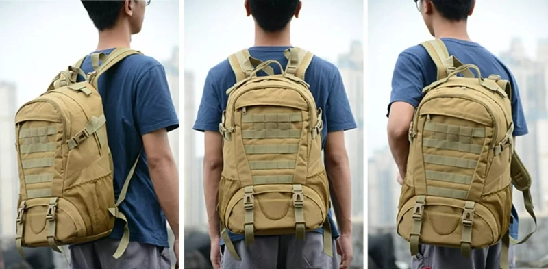 MOCHILA ALEACIÓN MILITAR TÁCTICA CON SISTEMA MOLLE IMPERMEABLE - 5