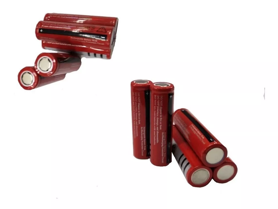 BATERÍAS PACK 25 RECARGABLES 18650 LINTERNA LED - 2