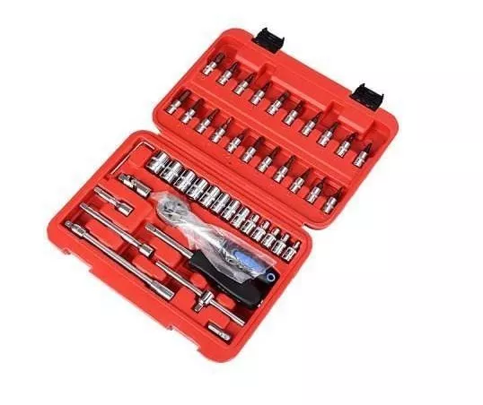 DADO JUEGO CAJA-SET CON CHICHARRA 1/4 46 PCS - 2
