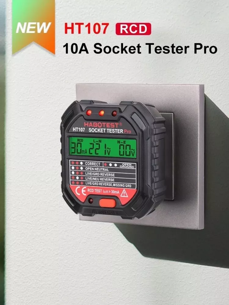 PROBADOR DIFERENCIAL TESTER DE ENCHUFES - 2